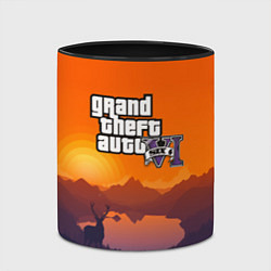 Кружка 3D GTA6 nature, цвет: 3D-белый + черный — фото 2