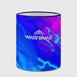 Кружка 3D Warframe neon storm, цвет: 3D-синий кант — фото 2