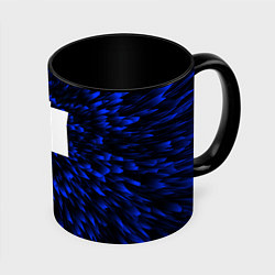 Кружка 3D Fortnite blue energy, цвет: 3D-белый + черный