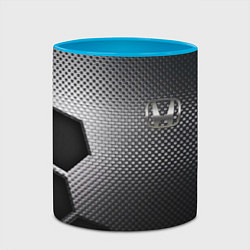 Кружка 3D Honda metal auto, цвет: 3D-белый + небесно-голубой — фото 2