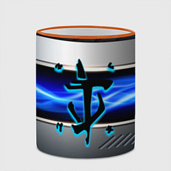 Кружка 3D Doom metal, цвет: 3D-оранжевый кант — фото 2