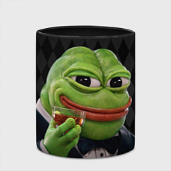 Кружка 3D Pepe - its my dudes, цвет: 3D-белый + черный — фото 2