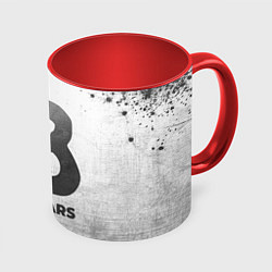 Кружка 3D Beastars - white gradient, цвет: 3D-белый + красный