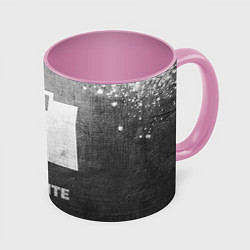 Кружка 3D Fortnite - grey gradient, цвет: 3D-белый + розовый