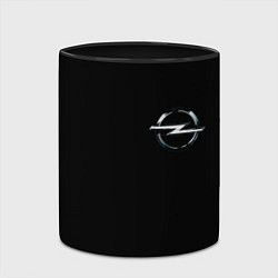 Кружка 3D Opel logo auto, цвет: 3D-белый + черный — фото 2