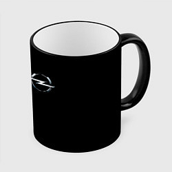 Кружка 3D Opel logo auto, цвет: 3D-черный кант