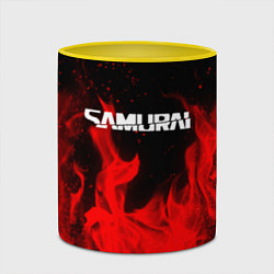 Кружка 3D Samurai fire red, цвет: 3D-белый + желтый — фото 2