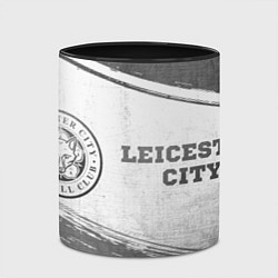 Кружка 3D Leicester City - white gradient по-горизонтали, цвет: 3D-белый + черный — фото 2