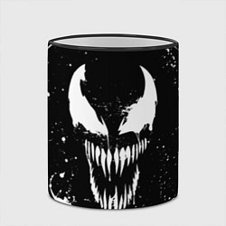 Кружка 3D Venom logo, цвет: 3D-черный кант — фото 2