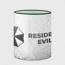 Кружка 3D Resident Evil - white gradient по-горизонтали, цвет: 3D-зеленый кант — фото 2