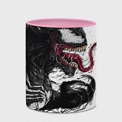 Кружка 3D Venom - Symbiot, цвет: 3D-белый + розовый — фото 2