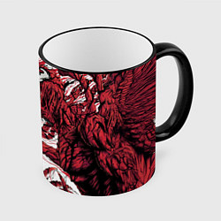 Кружка 3D Carnage - Symbiot, цвет: 3D-черный кант