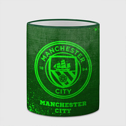 Кружка 3D Manchester City - green gradient, цвет: 3D-зеленый кант — фото 2