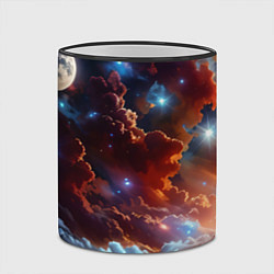 Кружка 3D Космические звезды, цвет: 3D-черный кант — фото 2