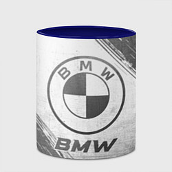 Кружка 3D BMW - white gradient, цвет: 3D-белый + синий — фото 2