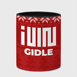 Кружка 3D Новогодний Gidle, цвет: 3D-белый + черный — фото 2