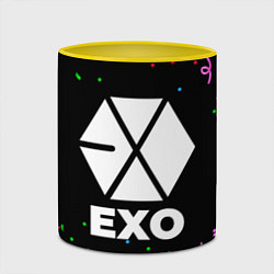 Кружка 3D Exo конфети, цвет: 3D-белый + желтый — фото 2
