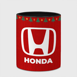 Кружка 3D Honda new year, цвет: 3D-белый + черный — фото 2