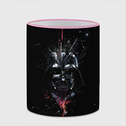 Кружка 3D Дарт Вейдер - Звездные войны, цвет: 3D-розовый кант — фото 2