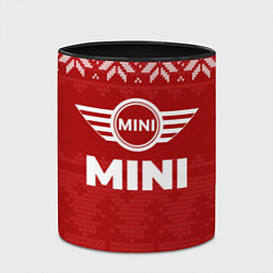 Кружка 3D Новогодний Mini, цвет: 3D-белый + черный — фото 2