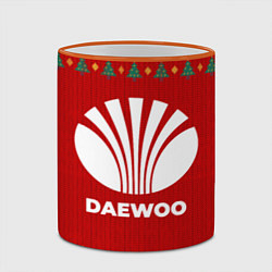 Кружка 3D Daewoo new year, цвет: 3D-оранжевый кант — фото 2