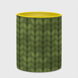 Кружка 3D Лесное тепло, цвет: 3D-белый + желтый — фото 2