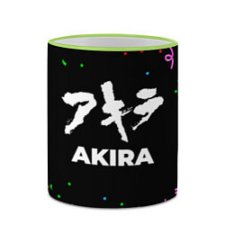 Кружка 3D Akira конфети, цвет: 3D-светло-зеленый кант — фото 2