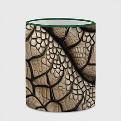 Кружка 3D Найди змею, цвет: 3D-зеленый кант — фото 2