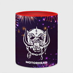 Кружка 3D Праздничный Motorhead Skull, цвет: 3D-белый + красный — фото 2