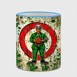 Кружка 3D Бостонские кельты, цвет: 3D-небесно-голубой кант — фото 2