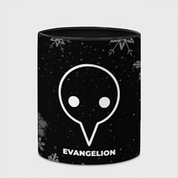 Кружка 3D Снежный Evangelion, цвет: 3D-белый + черный — фото 2