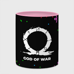 Кружка 3D God of War конфети, цвет: 3D-белый + розовый — фото 2