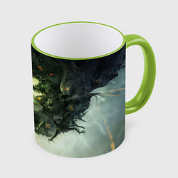 Кружка 3D Illustration Dragon Age Inquisition, цвет: 3D-светло-зеленый кант