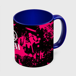 Кружка 3D Nirvana pink color, цвет: 3D-белый + синий