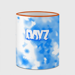 Кружка 3D Dayz зима, цвет: 3D-оранжевый кант — фото 2