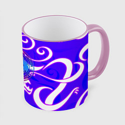 Кружка 3D The Witcher dragon neno, цвет: 3D-розовый кант