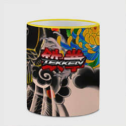 Кружка 3D Tekken tatoo japan, цвет: 3D-желтый кант — фото 2