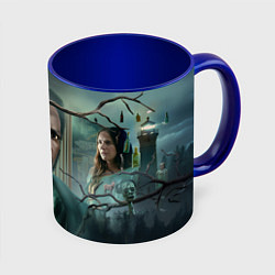 Кружка 3D Сериал Извне, цвет: 3D-белый + синий