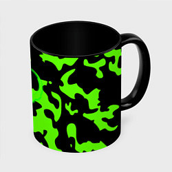 Кружка 3D Quake camo, цвет: 3D-белый + черный