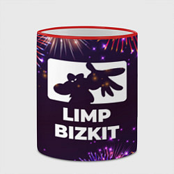 Кружка 3D Праздничный Limp Bizkit, цвет: 3D-красный кант — фото 2