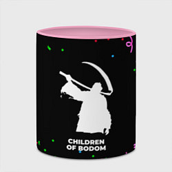 Кружка 3D Children of Bodom конфети, цвет: 3D-белый + розовый — фото 2
