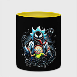 Кружка 3D Morty and Rick - we are Venom, цвет: 3D-белый + желтый — фото 2