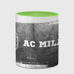 Кружка 3D AC Milan - grey gradient по-горизонтали, цвет: 3D-белый + светло-зеленый — фото 2