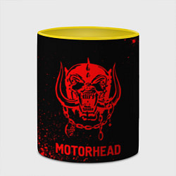 Кружка 3D Motorhead - red gradient, цвет: 3D-белый + желтый — фото 2