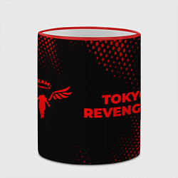 Кружка 3D Tokyo Revengers - red gradient по-горизонтали, цвет: 3D-красный кант — фото 2