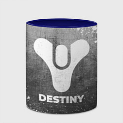 Кружка 3D Destiny - grey gradient, цвет: 3D-белый + синий — фото 2