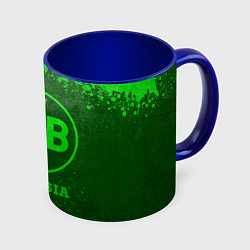 Кружка 3D Borussia - green gradient, цвет: 3D-белый + синий