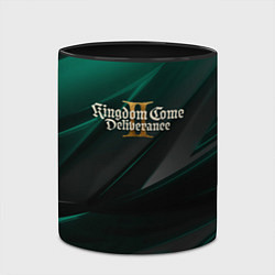 Кружка 3D Kingdom Come Deliverance 2 green black, цвет: 3D-белый + черный — фото 2