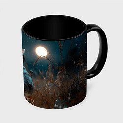 Кружка 3D Stronghold Crusader рыцарь котенок, цвет: 3D-белый + черный