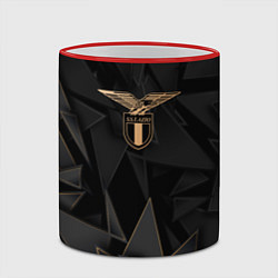 Кружка 3D Lazio golden poly, цвет: 3D-красный кант — фото 2